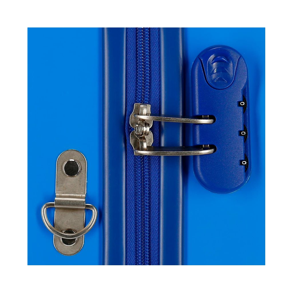 Detský kufor / odrážadlo DISNEY CARS Blue – Kufor na kolieskach pre deti