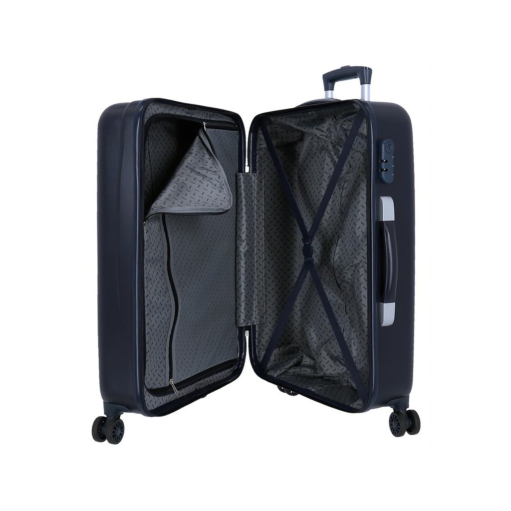 ABS cestovný kufor AVENGERS Captain Marvel, stredný 70L, 68x48x26cm – kvalitný a bezpečný