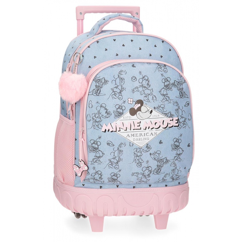 Školní batoh na kolečkách MINNIE MOUSE American Darling, 2952921 Školní batoh na kolečkách MINNIE MOUSE American Darling, 2952921