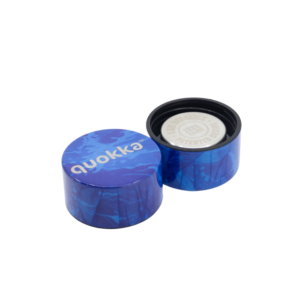 Quokka Solid, Nerezová láhev / termoska s poutkem Waves, 510ml, 40179
