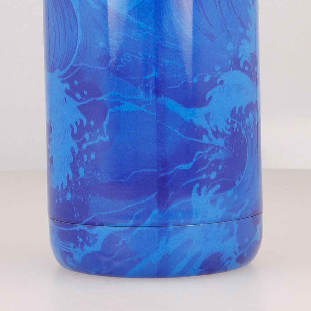 Quokka Solid, Nerezová fľaša / termoska s pútkom Waves, 510ml, 40179