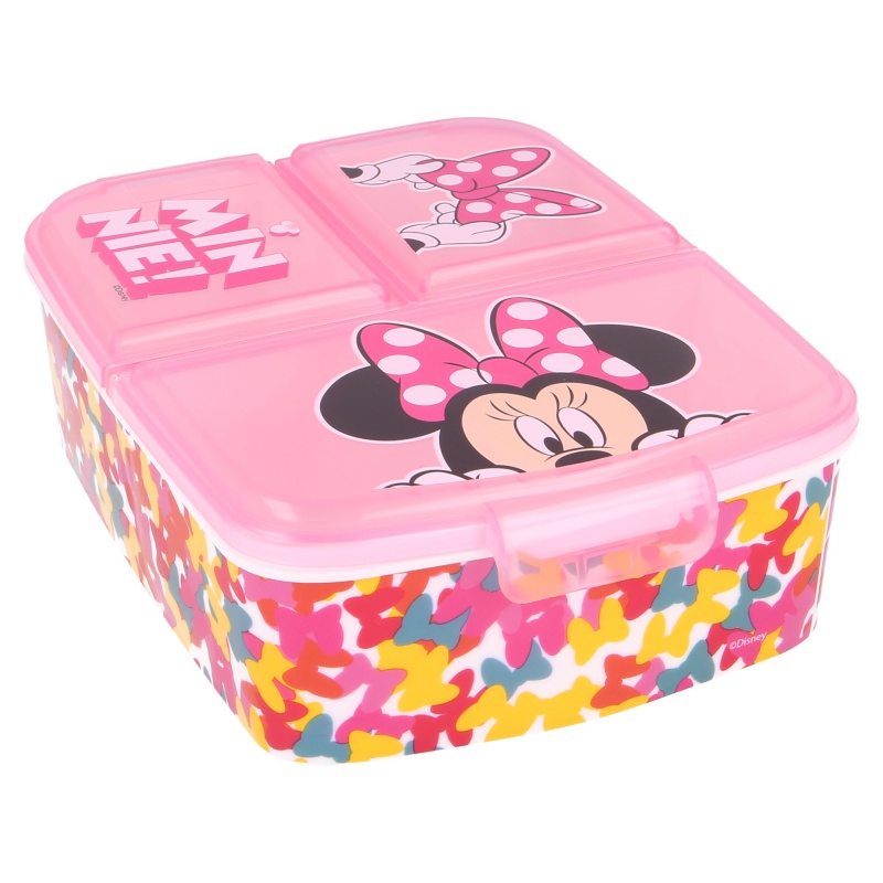 Delený plastový box na desiatu MINNIE MOUSE Butterfly, 51120