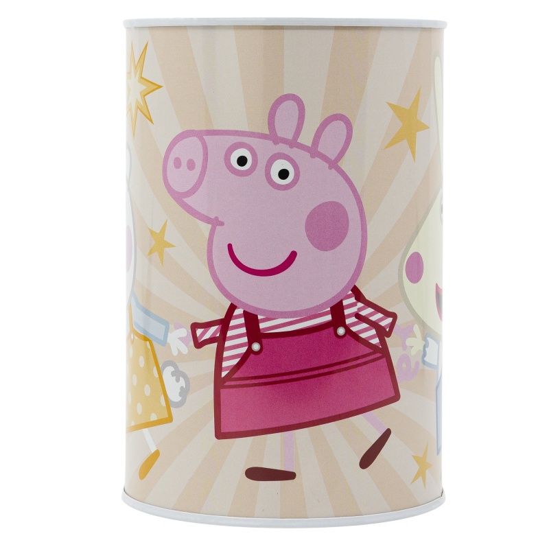 Plechová pokladnička PEPPA PIG Mega, 44775 Plechová pokladnička PEPPA PIG Mega, 44775