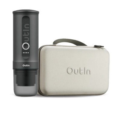 Outin Nano Portable Espresso Machine - Space Grey + cestovní obal Outin Nano Portable Espresso Machine - Space Grey + cestovní obal