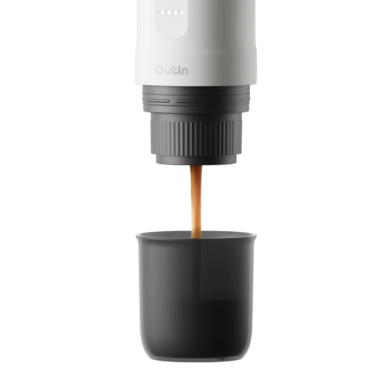 Outin Nano Portable Espresso Machine – Pearl White Outin Nano Portable Espresso Machine – Pearl White