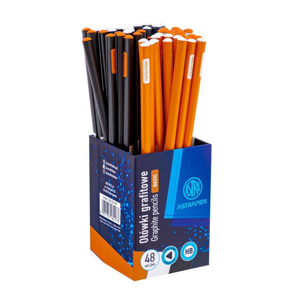 Obyčejná HB tužka AstraPEN Classic, stojan, 206023009