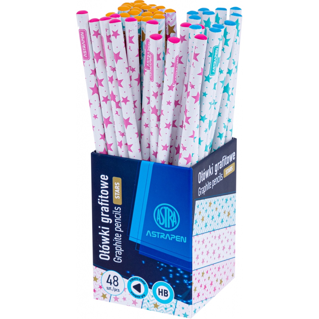 Obyčejná HB tužka AstraPEN Stars, stojan, 206023007
