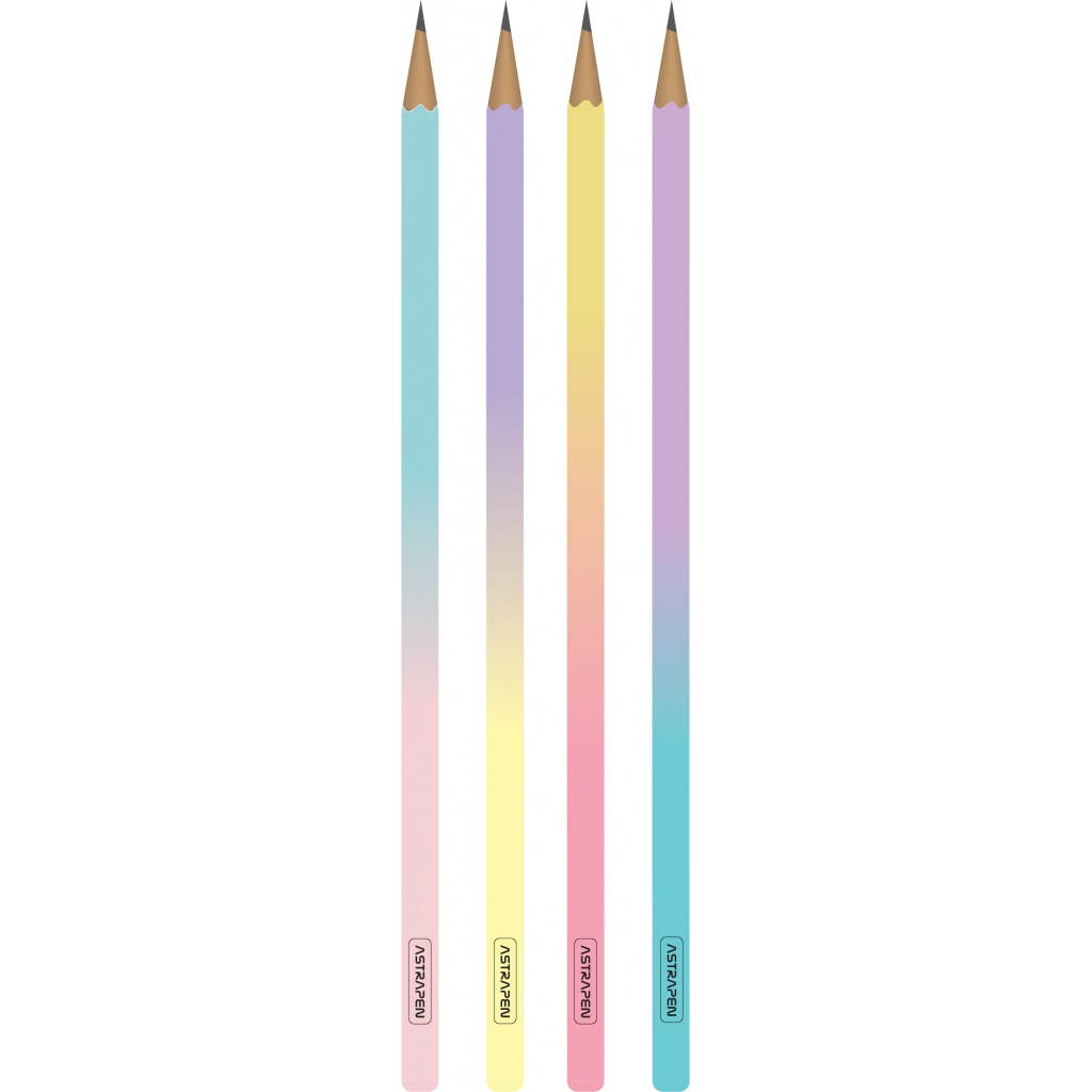 Obyčejná HB tužka AstraPEN Ombre, stojan, 206023008