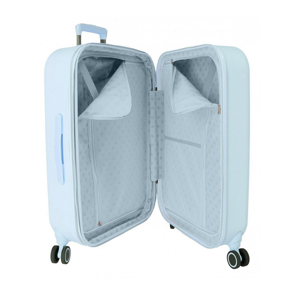 ABS cestovný kufor MICKEY MOUSE Happines Turquesa, 70x48x28cm, 79L, 3669221 (medium exp.)