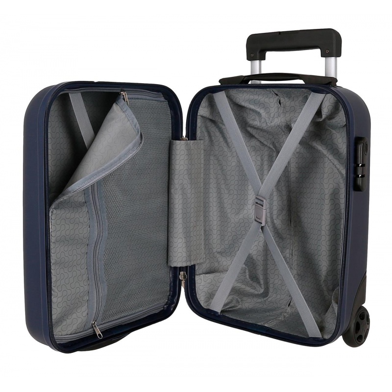 ROLL ROAD Flex Navy Blue, Příruční mini cestovní kufr, 40x30x20cm, 24L, 5849962 ROLL ROAD Flex Navy Blue, Příruční mini cestovní kufr, 40x30x20cm, 24L, 5849962