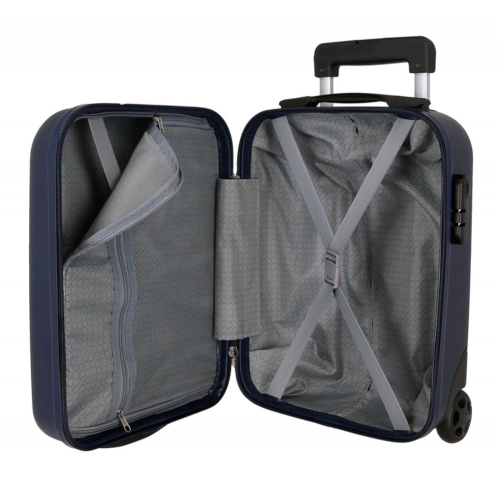 ROLL ROAD Flex Navy Blue, Příruční mini cestovní kufr, 40x30x20cm, 24L, 5849962
