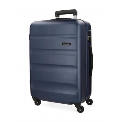 ROLL ROAD Flex Navy Blue, ABS Cestovní kufr, 75x52x28cm, 91L, 5849362 (large) ROLL ROAD Flex Navy Blue, ABS Cestovní kufr, 75x52x28cm, 91L, 5849362 (large)