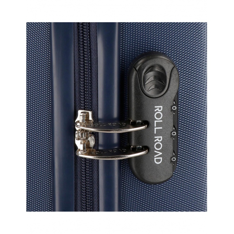 ROLL ROAD Flex Navy Blue, ABS Cestovní kufr, 75x52x28cm, 91L, 5849362 (large) ROLL ROAD Flex Navy Blue, ABS Cestovní kufr, 75x52x28cm, 91L, 5849362 (large)