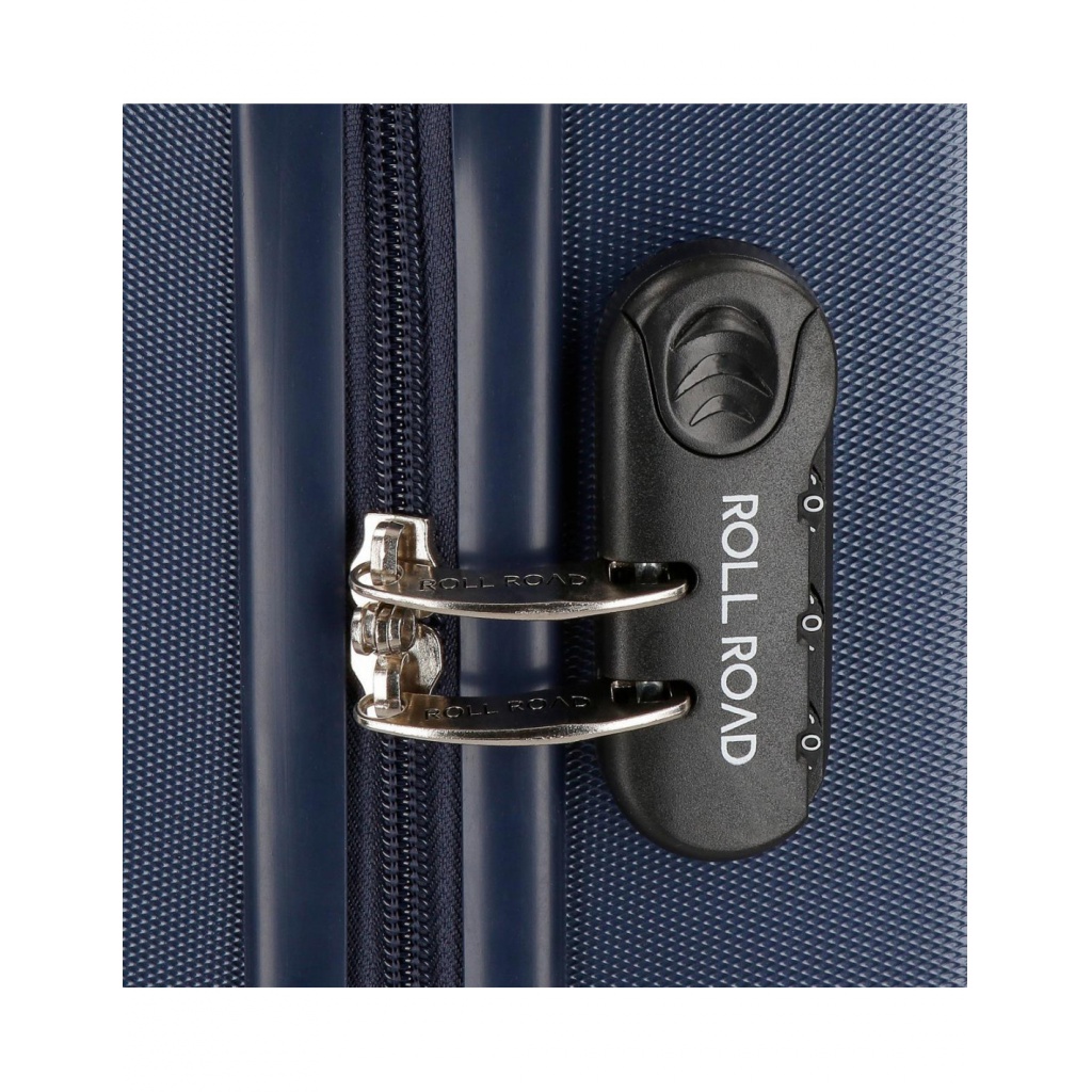 ROLL ROAD Flex Navy Blue, ABS Cestovní kufr, 75x52x28cm, 91L, 5849362 (large)