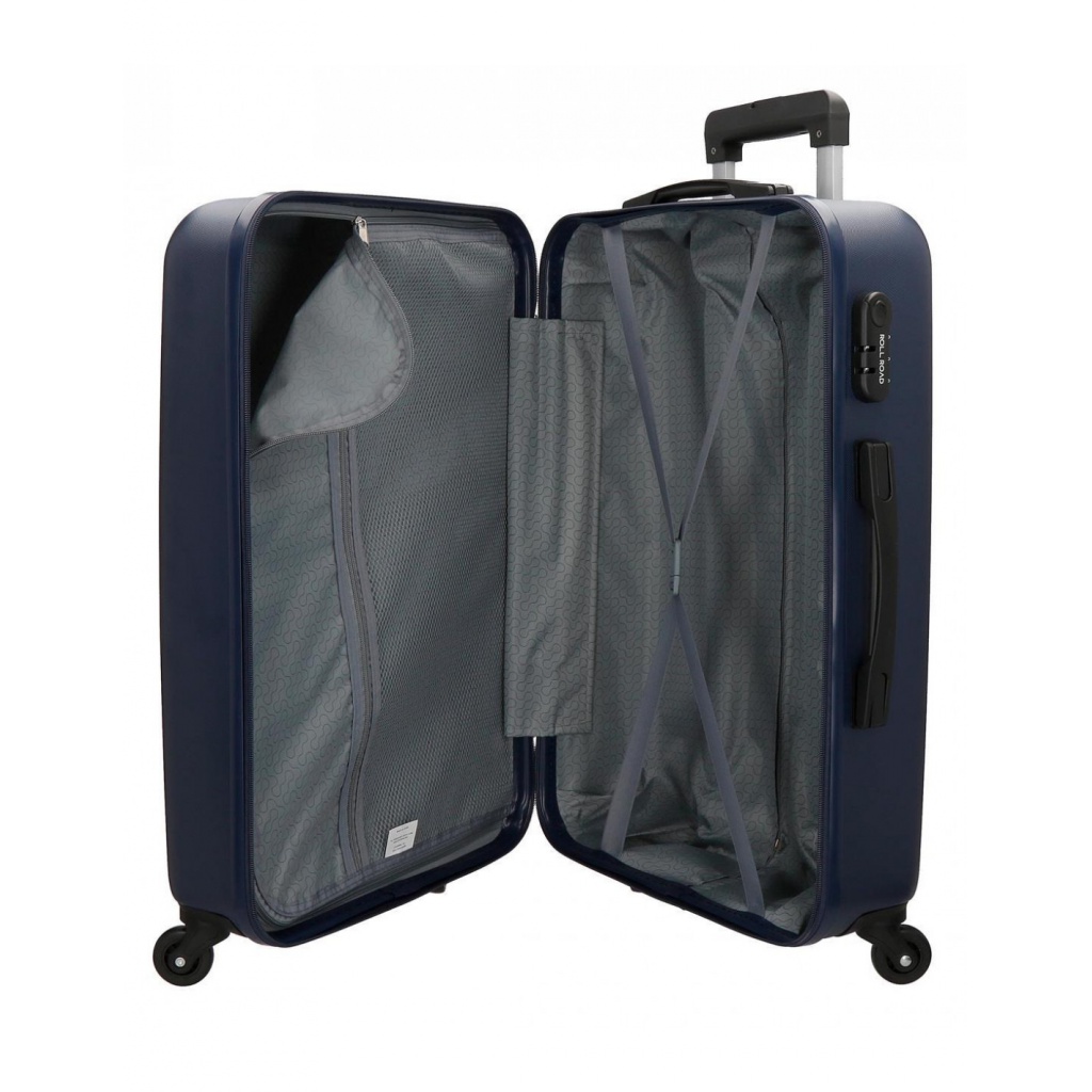 ROLL ROAD Flex Navy Blue, ABS Cestovný kufor, 75x52x28cm, 91L, 5849362 (large)