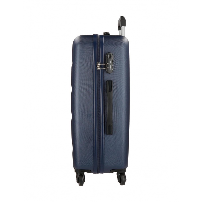 ROLL ROAD Flex Navy Blue, ABS Cestovní kufr, 75x52x28cm, 91L, 5849362 (large) ROLL ROAD Flex Navy Blue, ABS Cestovní kufr, 75x52x28cm, 91L, 5849362 (large)