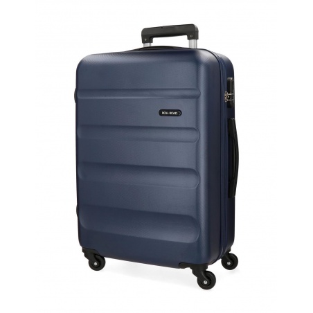 ROLL ROAD Flex Navy Blue, ABS Cestovní kufr, 65x46x23cm, 56L, 5849262 (medium)