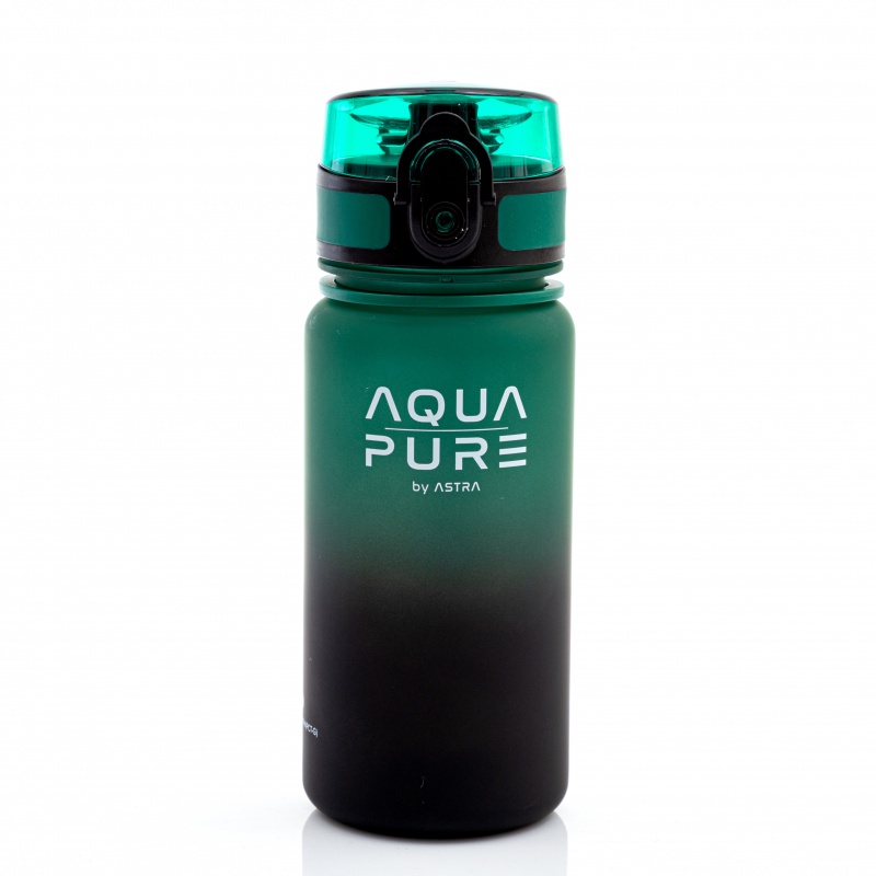 Zdravá fľaša AQUA PURE by ASTRA 400 ml - green/black, 511023006 Zdravá fľaša AQUA PURE by ASTRA 400 ml - green/black, 511023006