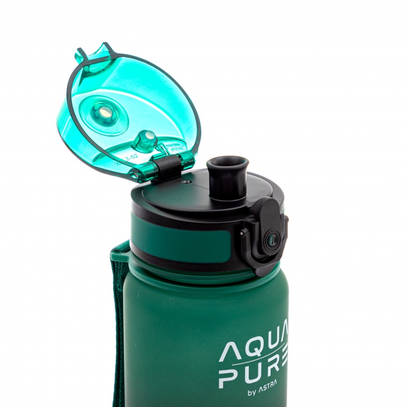 Zdravá fľaša AQUA PURE by ASTRA 400 ml - green/black, 511023006 Zdravá fľaša AQUA PURE by ASTRA 400 ml - green/black, 511023006