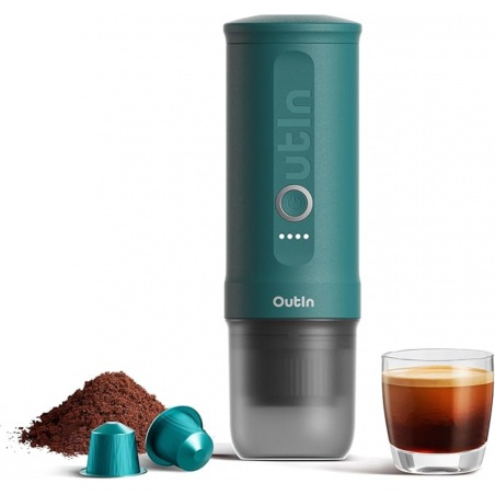 Outin Nano Portable Espresso Machine – Teal