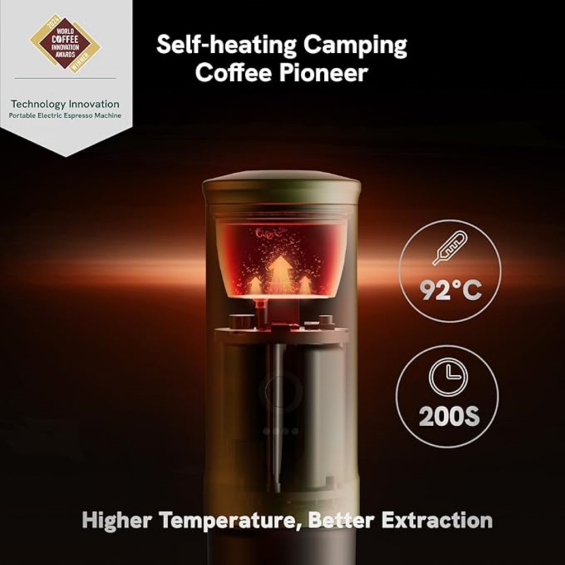 Outin Nano Portable Espresso Machine – Forest Green Outin Nano Portable Espresso Machine – Forest Green