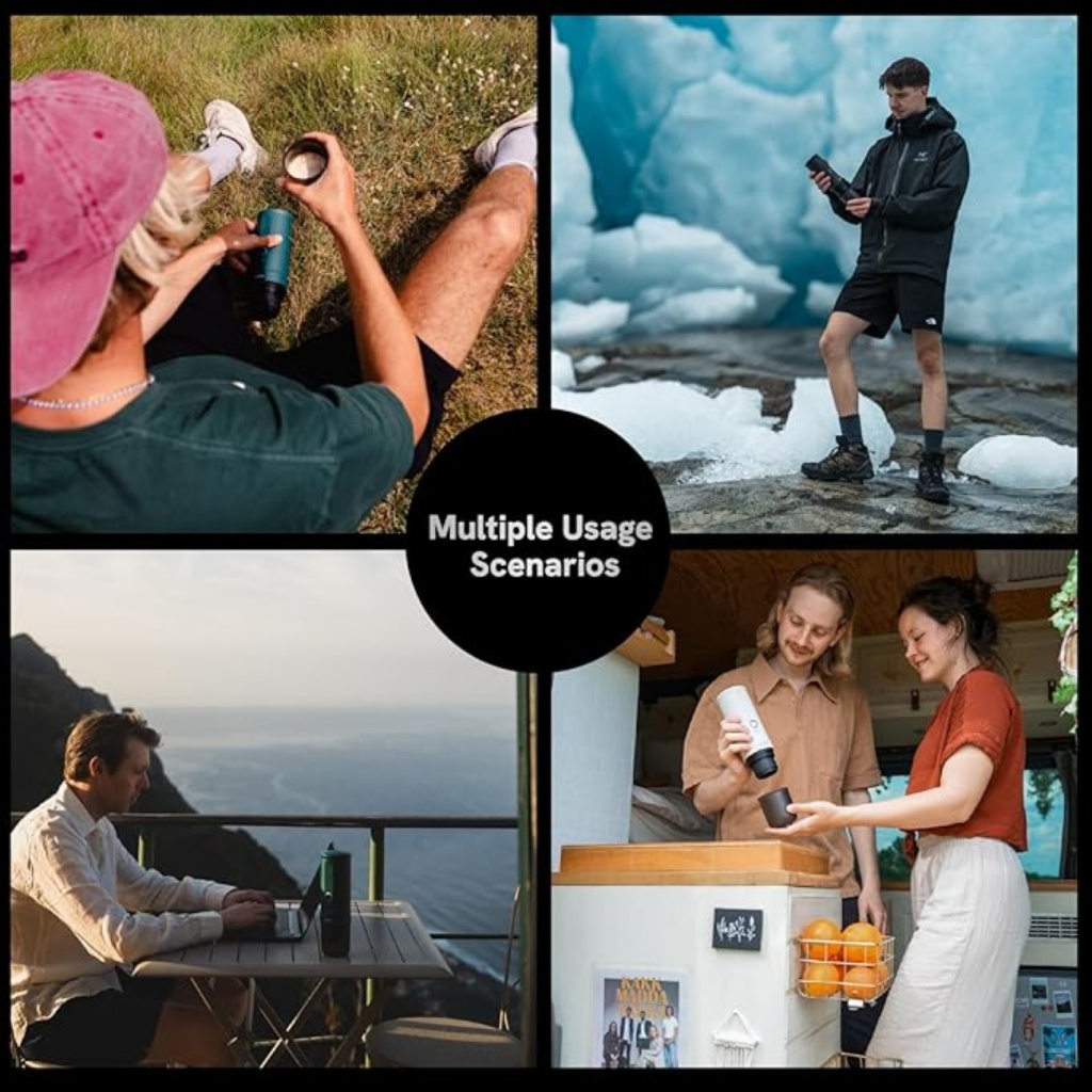 Outin Nano Portable Espresso Machine – Forest Green