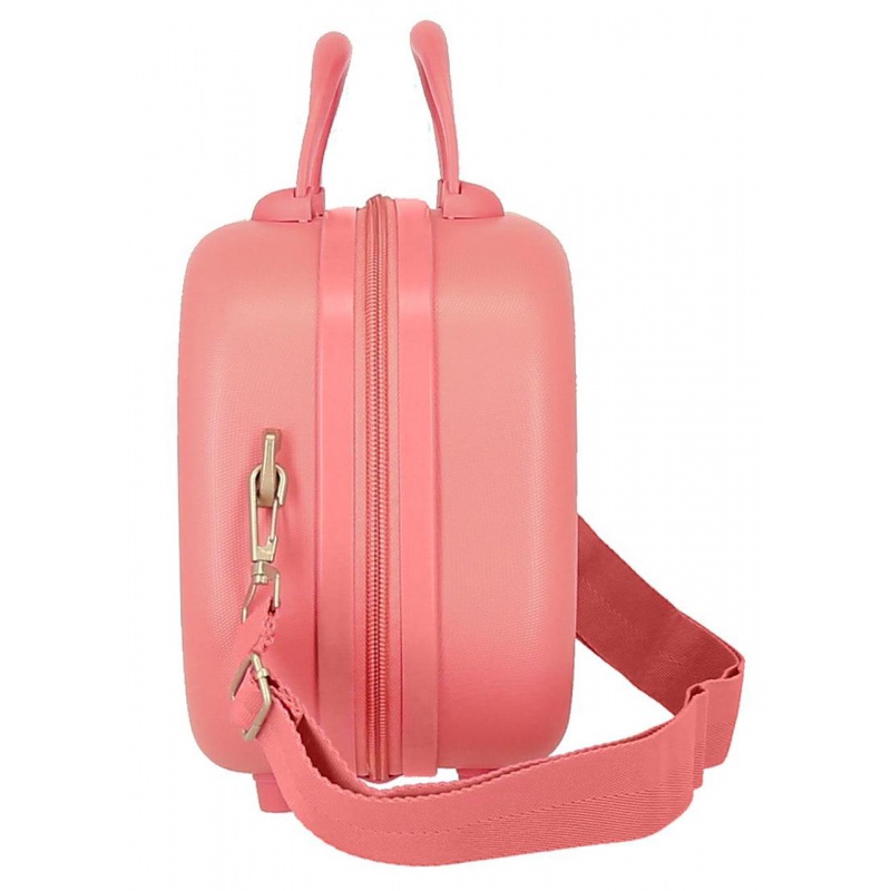 ABS Cestovný kozmetický kufrík MINNIE MOUSE Happiness Coral, 9L – elegantný a praktický doplnok na cesty ABS Cestovný kozmetický kufrík MINNIE MOUSE Happiness Coral, 9L – elegantný a praktický doplnok na cesty