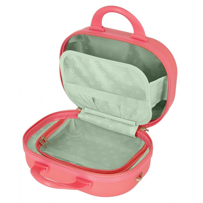 ABS Cestovný kozmetický kufrík MINNIE MOUSE Happiness Coral, 9L – elegantný a praktický doplnok na cesty ABS Cestovný kozmetický kufrík MINNIE MOUSE Happiness Coral, 9L – elegantný a praktický doplnok na cesty