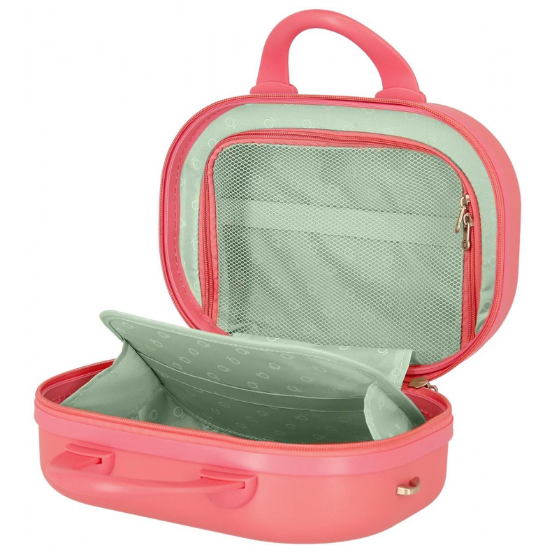 ABS Cestovný kozmetický kufrík MINNIE MOUSE Happiness Coral, 9L – elegantný a praktický doplnok na cesty ABS Cestovný kozmetický kufrík MINNIE MOUSE Happiness Coral, 9L – elegantný a praktický doplnok na cesty
