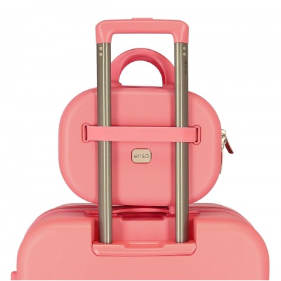 ABS Cestovný kozmetický kufrík MINNIE MOUSE Happiness Coral, 9L – elegantný a praktický doplnok na cesty ABS Cestovný kozmetický kufrík MINNIE MOUSE Happiness Coral, 9L – elegantný a praktický doplnok na cesty