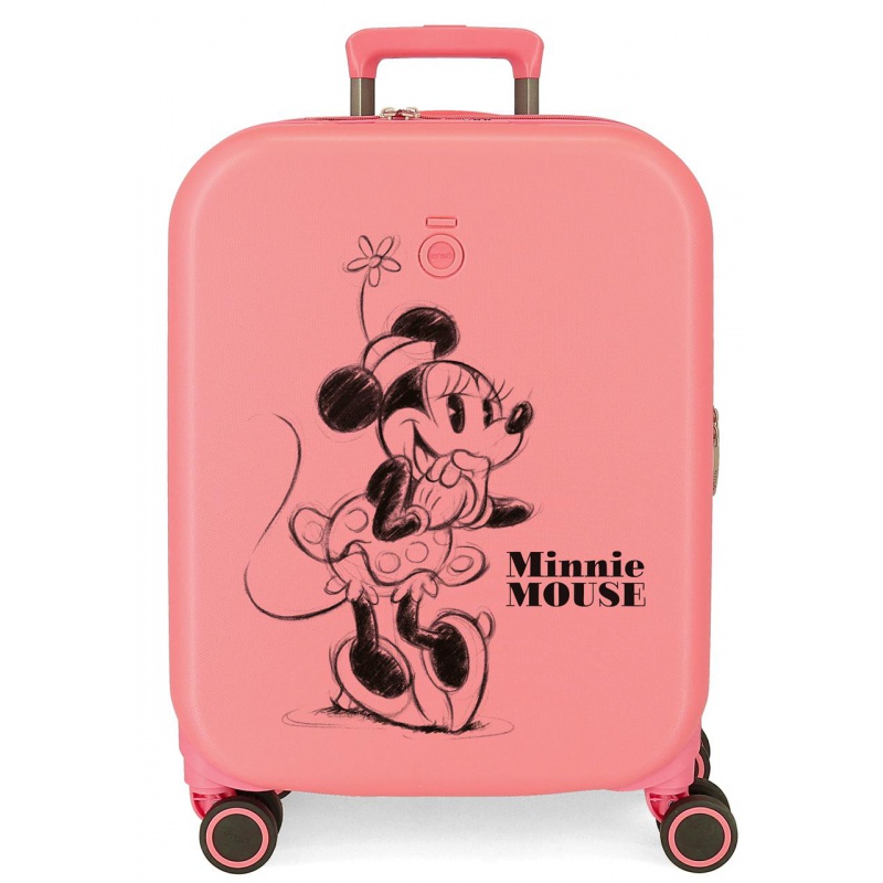 ABS cestovný kufor MINNIE MOUSE Happines Coral, 55x40x20cm, 37L, 3668622 (small exp.) ABS cestovný kufor MINNIE MOUSE Happines Coral, 55x40x20cm, 37L, 3668622 (small exp.)