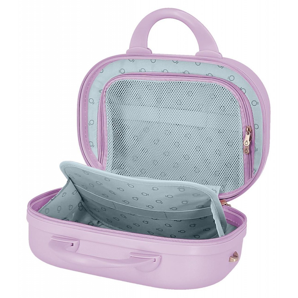 ABS Cestovný kozmetický kufrík MINNIE MOUSE Happiness Lila, 9L – praktický a elegantný kufrík na cesty