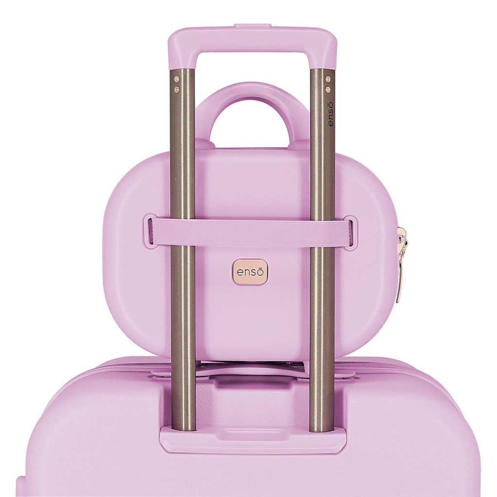 ABS Cestovní kosmetický kufřík MINNIE MOUSE Happines Lila, 21x29x15cm, 9L, 3663923