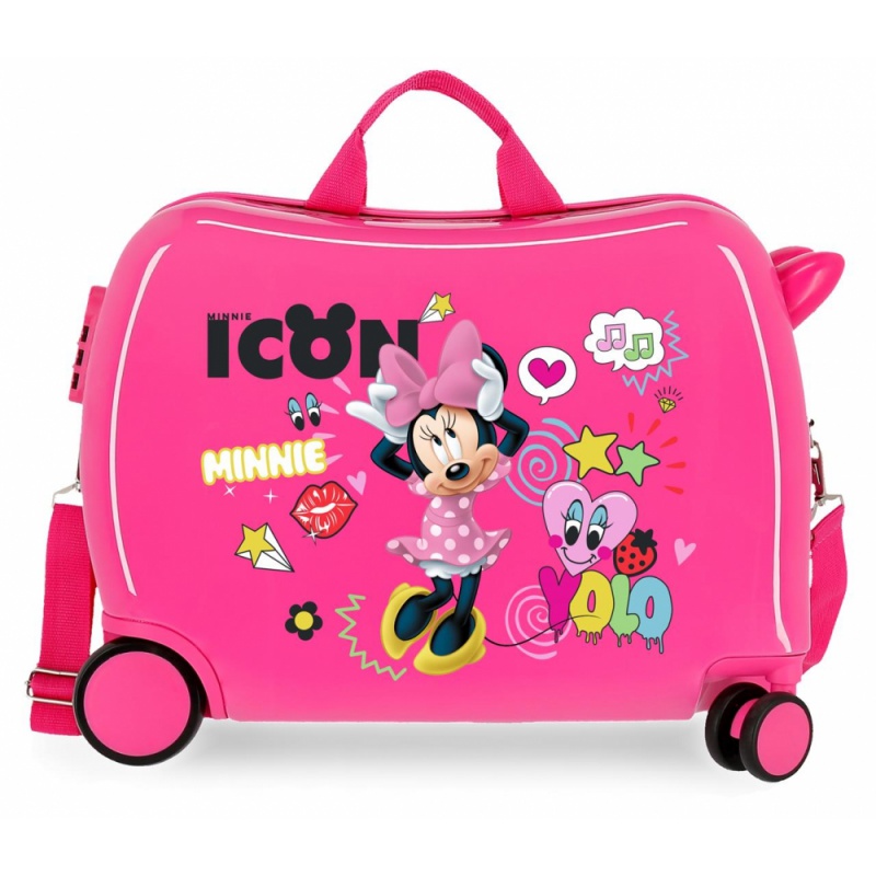 Detský cestovný kufor na kolieskach / odrážadlo MINNIE MOUSE Icon, 34L, 2569861 Detský cestovný kufor na kolieskach / odrážadlo MINNIE MOUSE Icon, 34L, 2569861