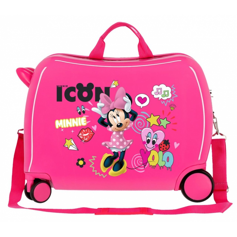 Detský cestovný kufor na kolieskach / odrážadlo MINNIE MOUSE Icon, 34L, 2569861 Detský cestovný kufor na kolieskach / odrážadlo MINNIE MOUSE Icon, 34L, 2569861