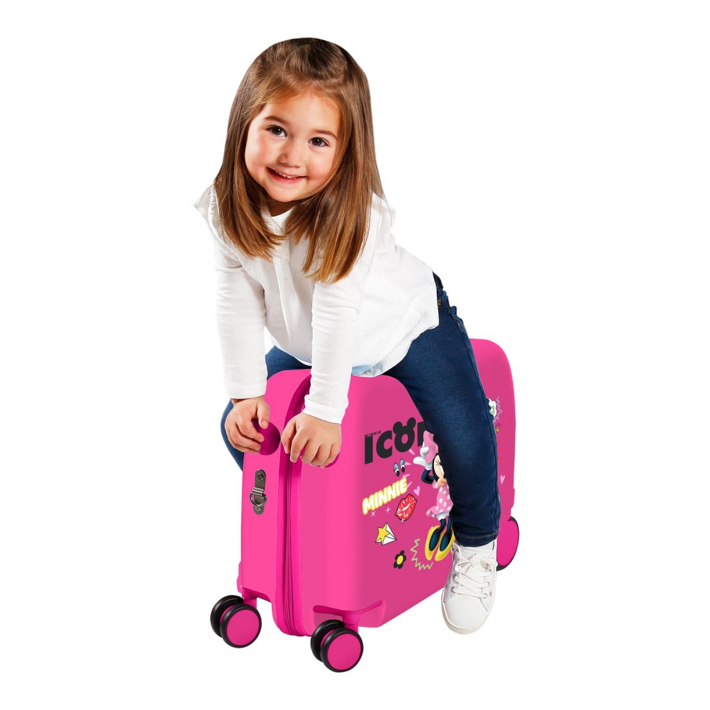 Dětský cestovní kufr na kolečkách / odrážedlo MINNIE MOUSE Icon, 34L, 2569861