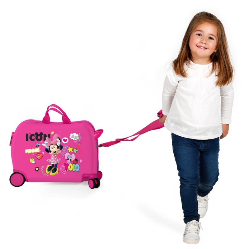 Dětský cestovní kufr na kolečkách / odrážedlo MINNIE MOUSE Icon, 34L, 2569861 Dětský cestovní kufr na kolečkách / odrážedlo MINNIE MOUSE Icon, 34L, 2569861