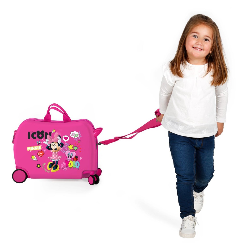 Dětský cestovní kufr na kolečkách / odrážedlo MINNIE MOUSE Icon, 34L, 2569861