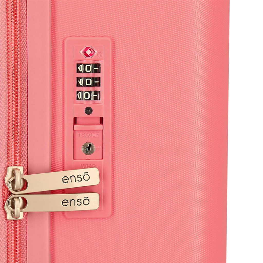 ABS cestovný kufor MINNIE MOUSE Happines Coral, 70x48x28cm, 79L, 3669222 (medium exp.)