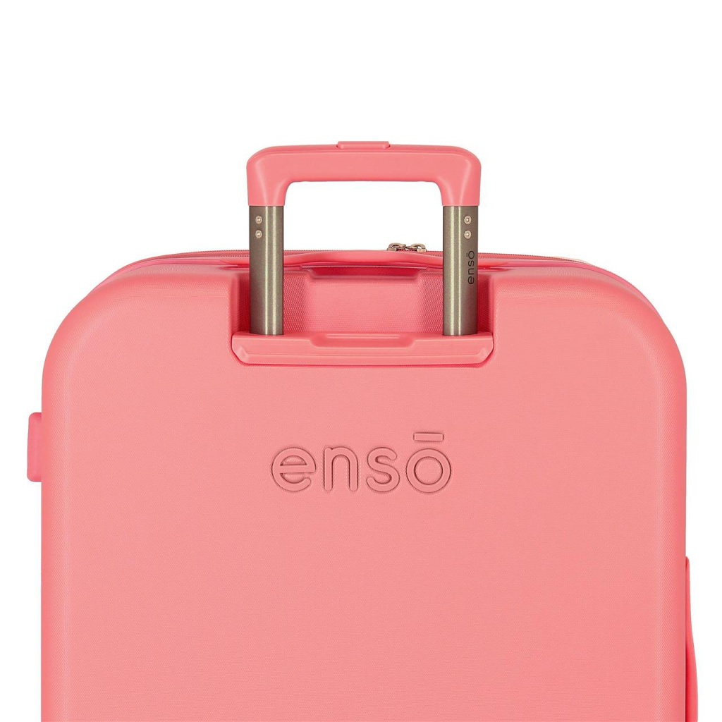 ABS cestovný kufor MINNIE MOUSE Happines Coral, 70x48x28cm, 79L, 3669222 (medium exp.)