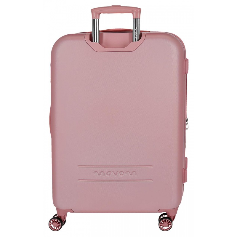 Movem Riga Pink, Sada luxusních ABS cestovních kufrů 70cm/55cm, 5998965 Movem Riga Pink, Sada luxusních ABS cestovních kufrů 70cm/55cm, 5998965