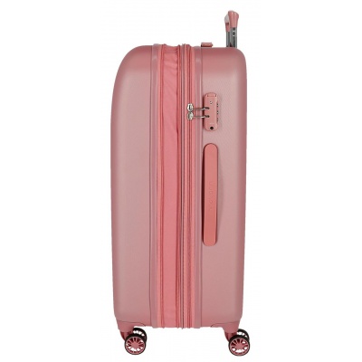 Movem Riga Pink, Sada luxusních ABS cestovních kufrů 70cm/55cm, 5998965 Movem Riga Pink, Sada luxusních ABS cestovních kufrů 70cm/55cm, 5998965