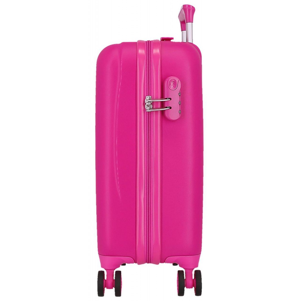 Detský ABS cestovný kufor PAW PATROL Playful Fucsia – 33L, 50x33x20 cm