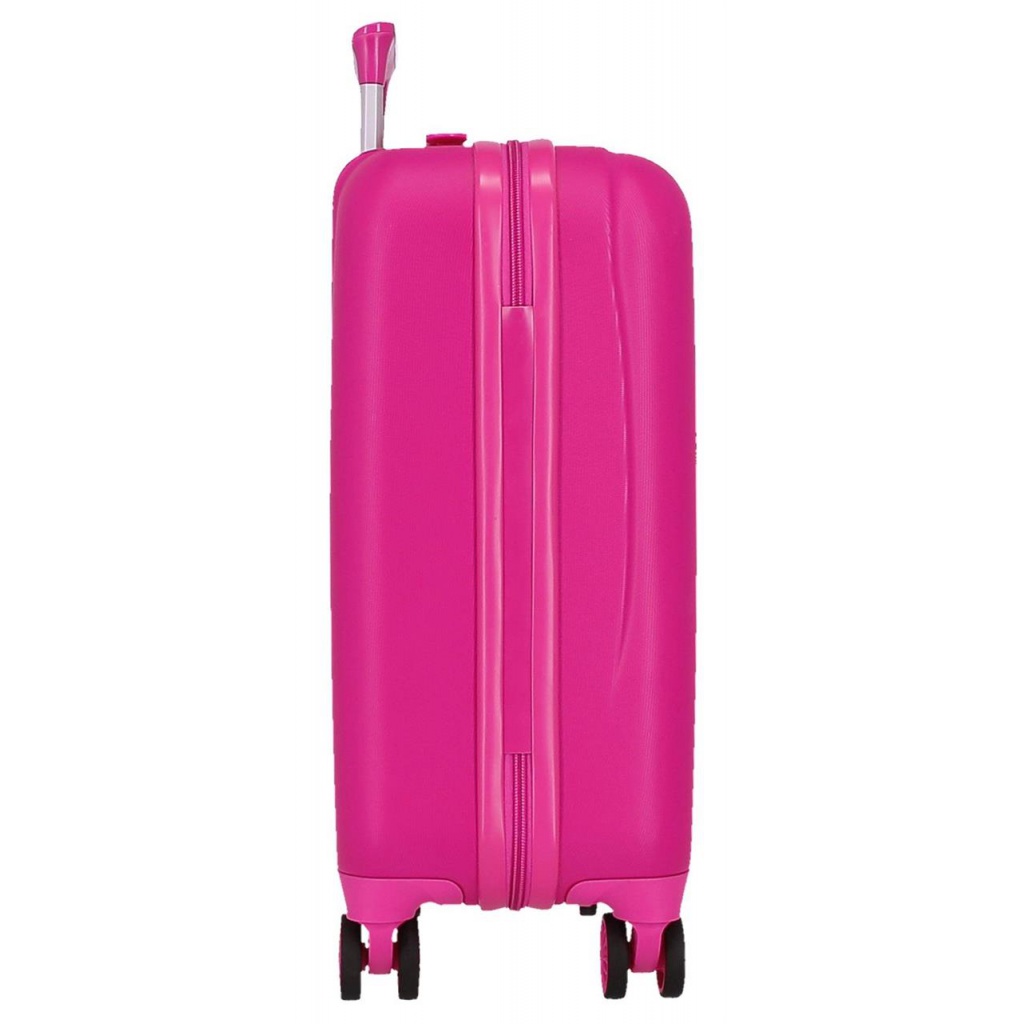 Detský ABS cestovný kufor PAW PATROL Playful Fucsia – 33L, 50x33x20 cm