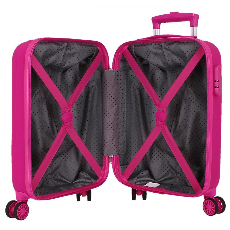 Dětský ABS cestovní kufr PAW PATROL Playful Fucsia, 50x33x20cm, 33L, 2191323