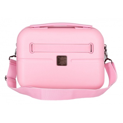 PEPE JEANS Highlight Light Pink, Cestovní kosmetický kufřík, 21x29x15cm, 768392C PEPE JEANS Highlight Light Pink, Cestovní kosmetický kufřík, 21x29x15cm, 768392C