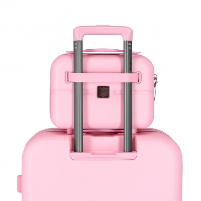 PEPE JEANS Highlight Light Pink, Cestovní kosmetický kufřík, 21x29x15cm, 768392C PEPE JEANS Highlight Light Pink, Cestovní kosmetický kufřík, 21x29x15cm, 768392C