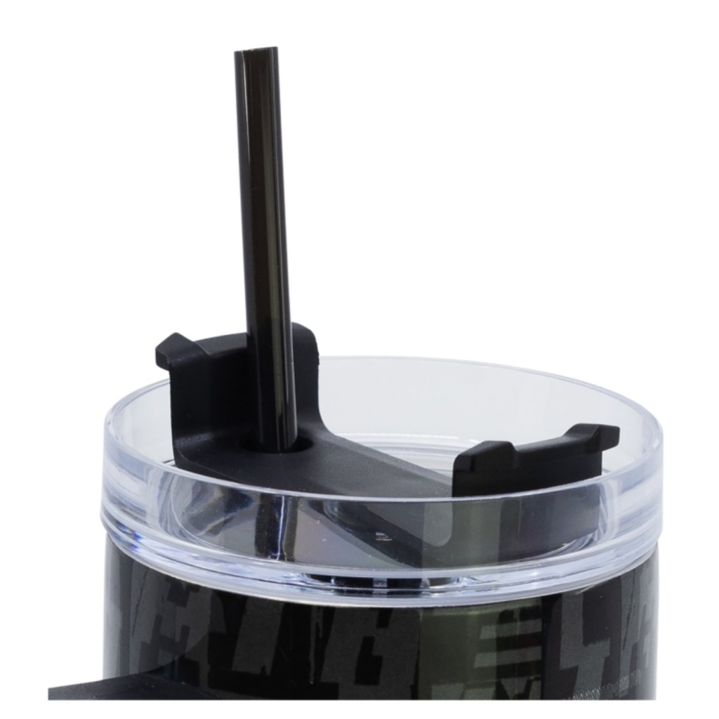 Nerezový termohrnek s brčkem Minecraft, 940ml, 75643