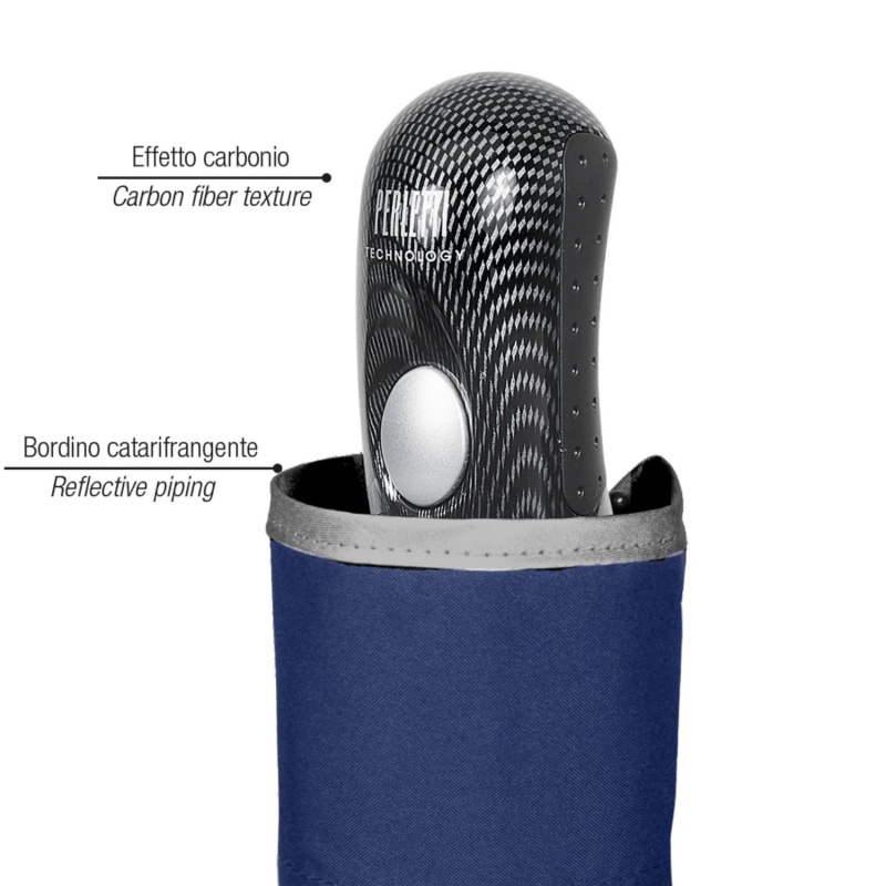 Automatický reflexní skládací deštník Perletti Technology, 21800 Automatický reflexní skládací deštník Perletti Technology, 21800