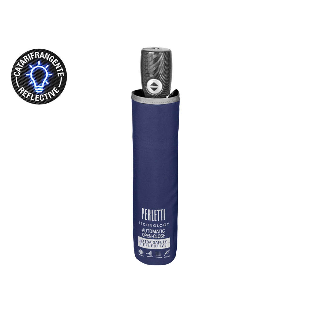 Plnoautomatický reflexní skládací deštník Perletti Technology, 21801